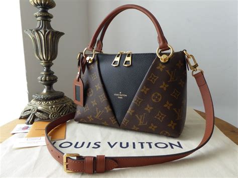 louis vuitton v tote bb noir|louis vuitton black checkered bag.